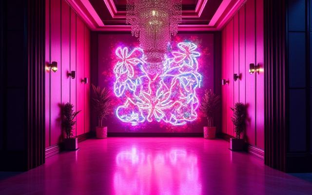 Installazioni artistiche personalizzate di neon