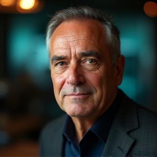 Ritratto professionale di Giovanni Rossi, fondatore di Luminaria